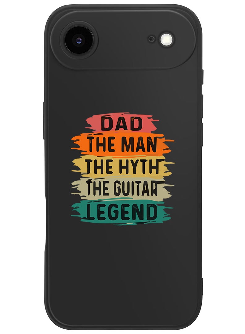 Theodor Protective Slim Fit Case Liquid Silicone Cover with Full Body Protection Anti-Scratch Shockproof Case For Apple iPhone 17 Air (Black) Dad-01 - Image 1