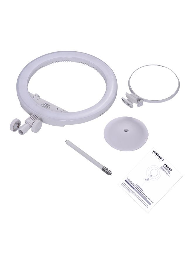 NIBEMINENT LED Video Ring Type Beautify Fill Light YN208 White - Image 1