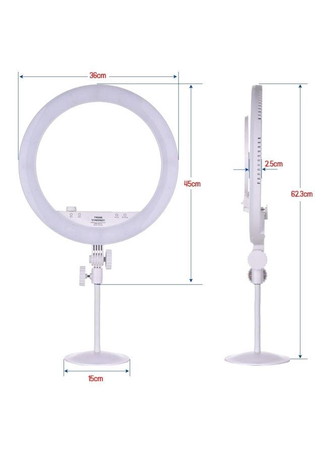 NIBEMINENT LED Video Ring Type Beautify Fill Light YN208 White - Image 3