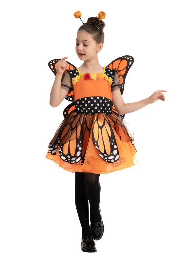 Spooktacular Creations Spooktacular Creations Child Girls Butterfly Costume, Toddlers Fantasy Butterfly Outfit with Wings and Headband, Baby Dress for Kids Halloween Role Play Parties (12-24 mo)  - Image 2