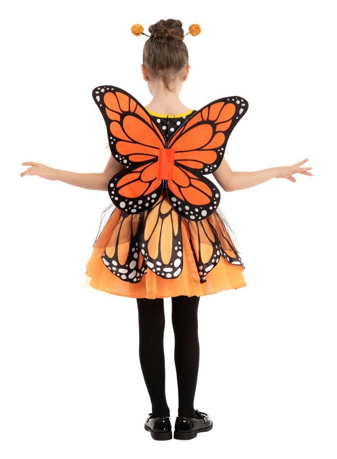 Spooktacular Creations Spooktacular Creations Child Girls Butterfly Costume, Toddlers Fantasy Butterfly Outfit with Wings and Headband, Baby Dress for Kids Halloween Role Play Parties (12-24 mo)  - Image 4