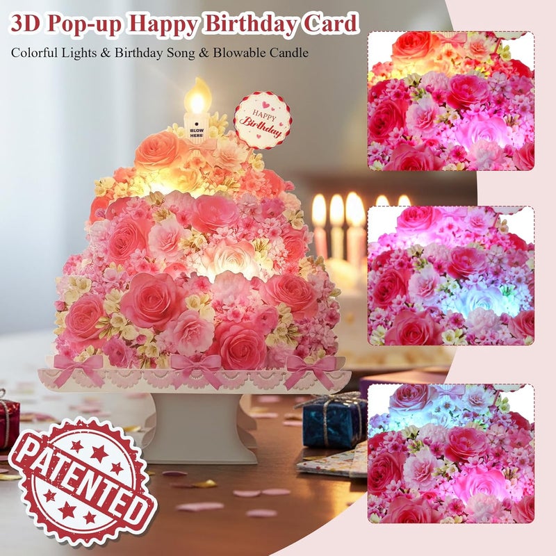 Tcamp Birthday Cards with Music and Lights - Image 2