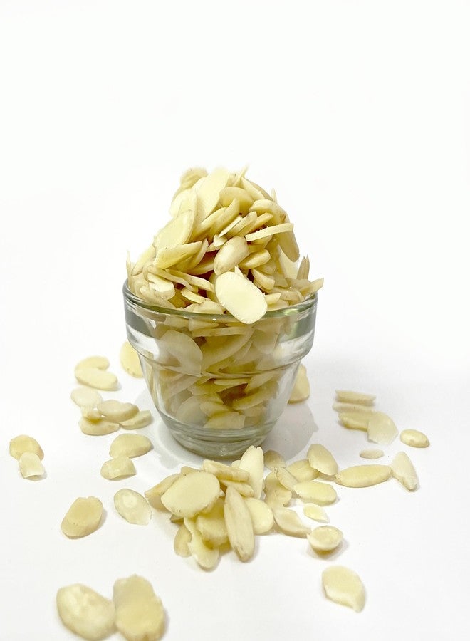 Minimal Sliced Blanched California Almonds, 1kg (Badam Flakes, Perfect for Garnish, Baking and Salads) - Image 3