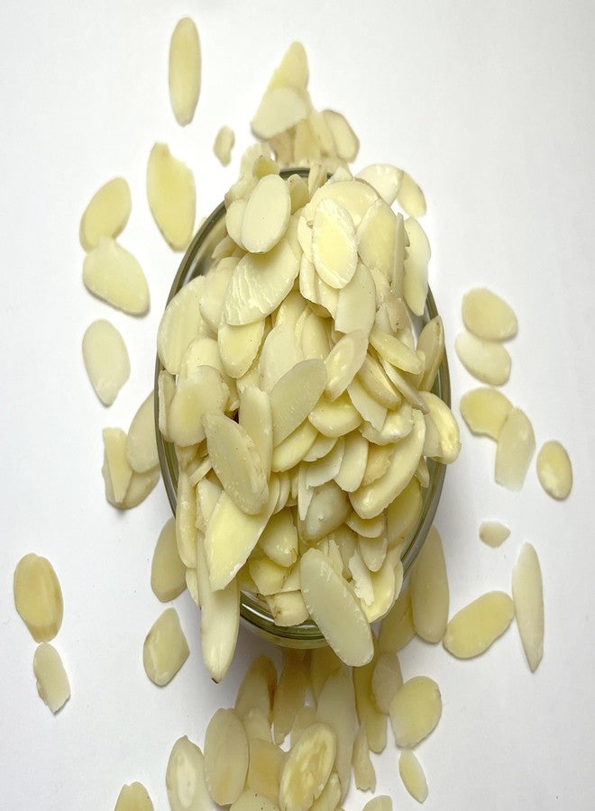 Minimal Sliced Blanched California Almonds, 1kg (Badam Flakes, Perfect for Garnish, Baking and Salads) - Image 5