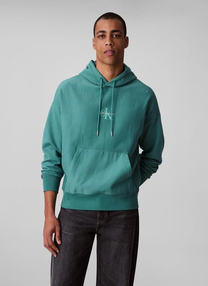 Calvin Klein Jeans  Premium Terry Micro Sweatshirt for Men | Best Price UAE