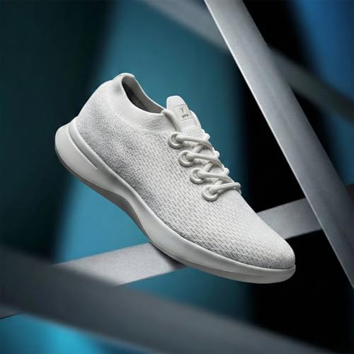 YOHO Fastlane 0600 Sneakers for Women | Stylish, Casual & Lightweight | Extra soft Walking Slip-On Shoes for Ladies/Girls | Artic White -UK 8 - Image 4