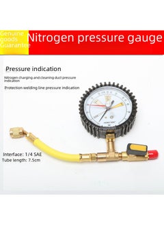 Generic Hongsen nitrogen pressure maintaining test meter copper tube pressure maintaining leak detection meter air conditioner refrigerator nitrogen pressure gauge leak test meter 