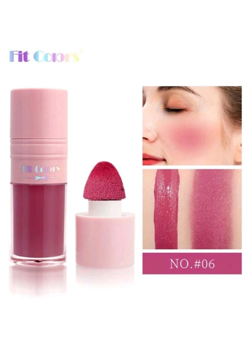 Fit Colors FIT COLOUR Bloom Liquid Blush Matte Finish  Gel Cream Light weight - Image 1