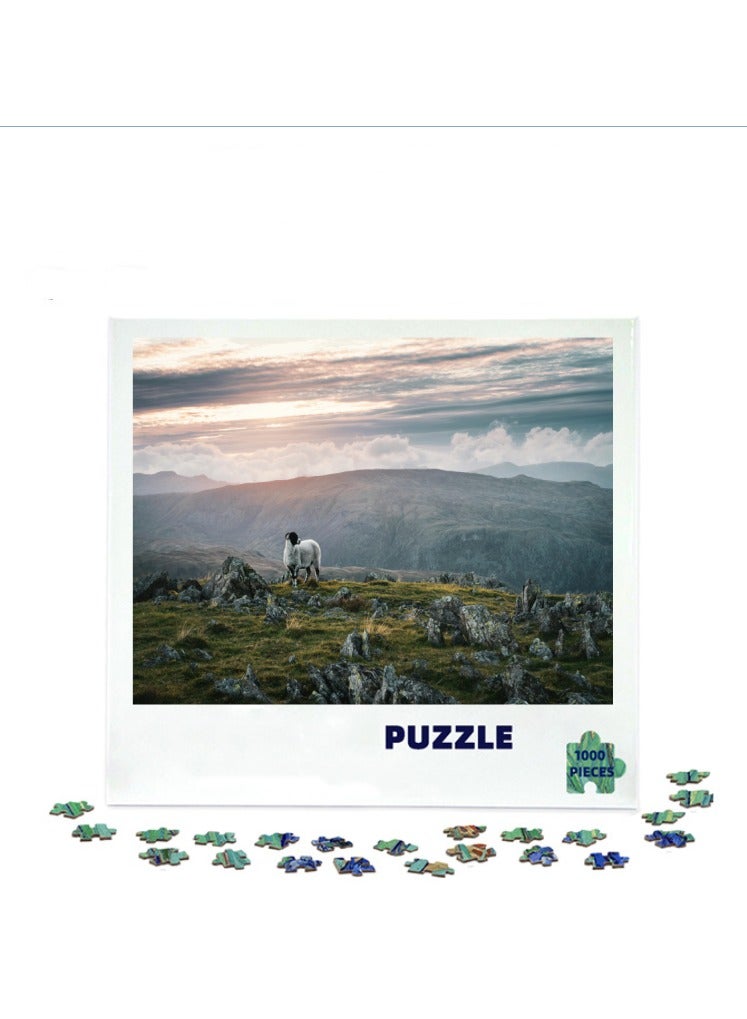 Anna 1000-Piece Thick Paper Puzzle - Stress Relief Decor with Educational Benefits - Image 1