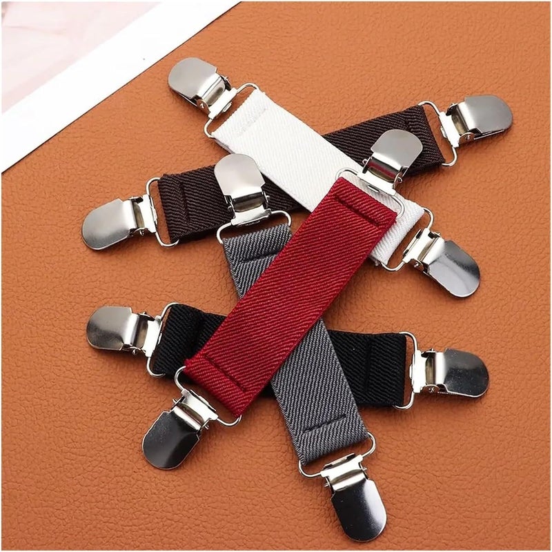 Cinch Clip Cinch Clip 20Pcs Retro New Fit Dress Clips Shawl Brooch Duck Clasps Cardigan for Variety of Shirts(Coffee) - Image 5