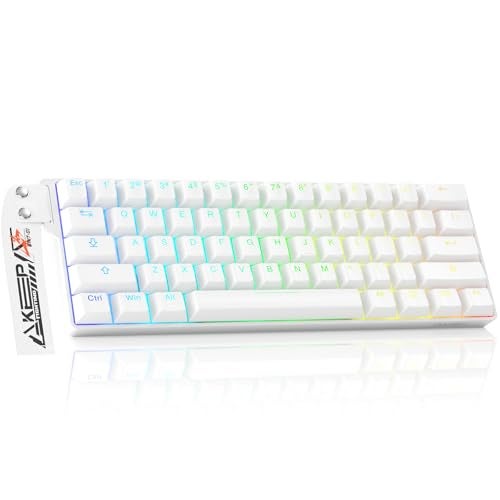 DAREU EK60 HE Rapid Trigger Gaming Keyboard Wired, 0.01mm RT Accuracy Adjustable, Hall Effect Magnetic Switch Hot Swappable, SOCD, 8000Hz Polling, RGB Backlit, 60% Compact Design for Laptop/PC - Image 1