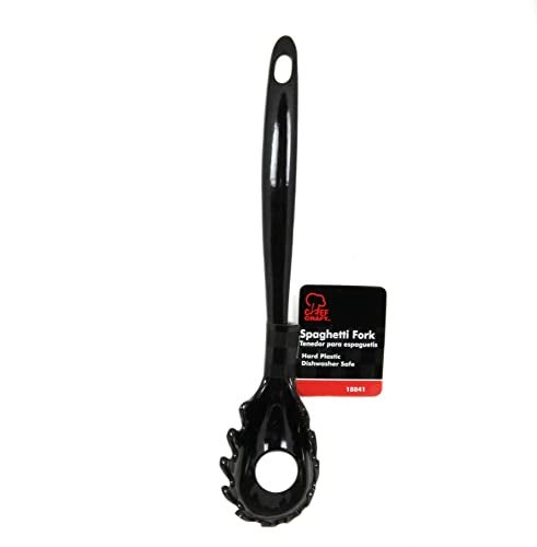 Chef Craft Basic Melamine Spaghetti/Pasta Fork, 11 inch, Black - Image 2
