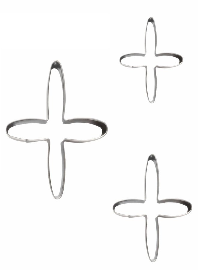 IShang Stainless Steel Forsythia Viridissima Petals Fondant Cutters Set, Flower Shaped Cookie Cutter Molds for Baking DIY (Set of 3 pcs) - Image 5