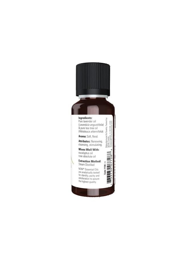 now - Solutions Lavender & Tea Tree100%Puremoisturizing Oil 30Ml - Image 1