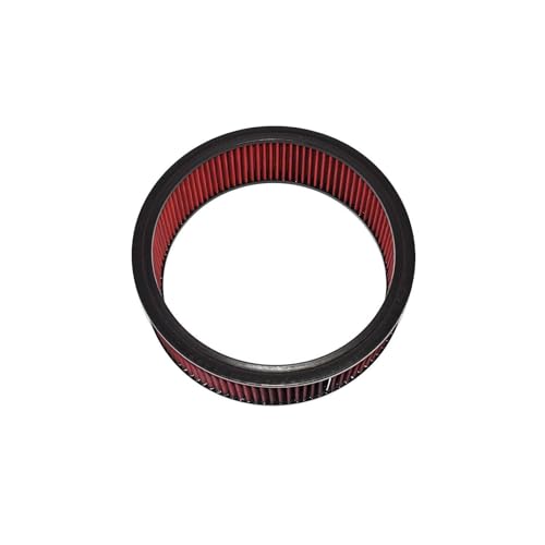 A-Team Performance 14x4 Air Filter Element - Red Cotton Fiber - Washable & Reusable High Flow Performance - Compatible with Buick, Chevrolet, GMC, Ford, Mopar, Oldsmobile & Pontiac - Image 4
