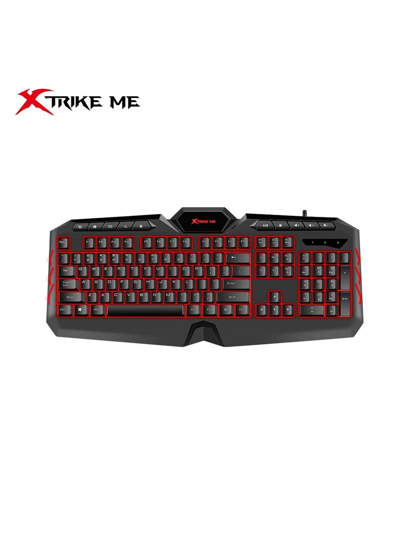XTRIKE ME KB-509 Wired Membrane Gaming Keyboard - Image 1
