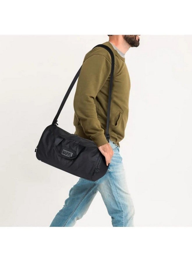 Marvel Unisex Black Stylish 22 Inch Duffel Gym & Travel Training Active Core LL Grip Bag - Image 2