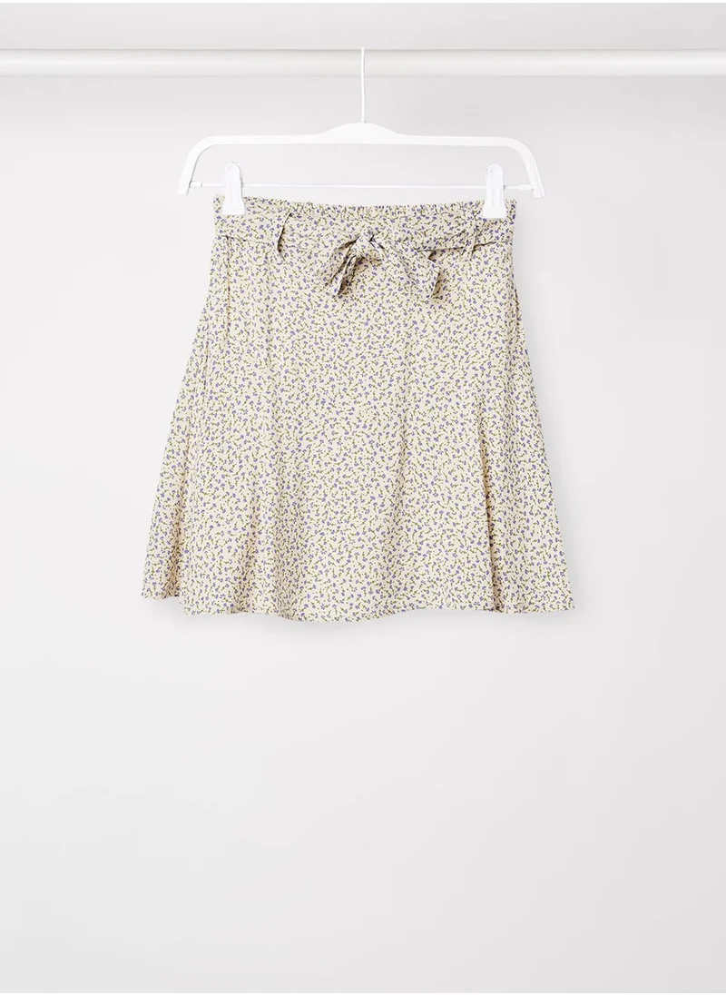 MANGO Youth Floral Skirt