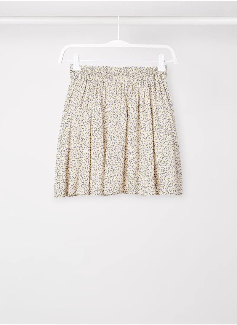 MANGO Youth Floral Skirt