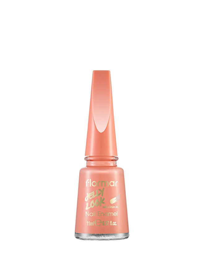 flormar Jelly Look Nail Enamel JL02 Salmon Pink Gel-Look Shine, High-Shine Finish, Smooth, Even Application, Buildable Layers, Glossy Finish L02-SALMON PINK - Image 1