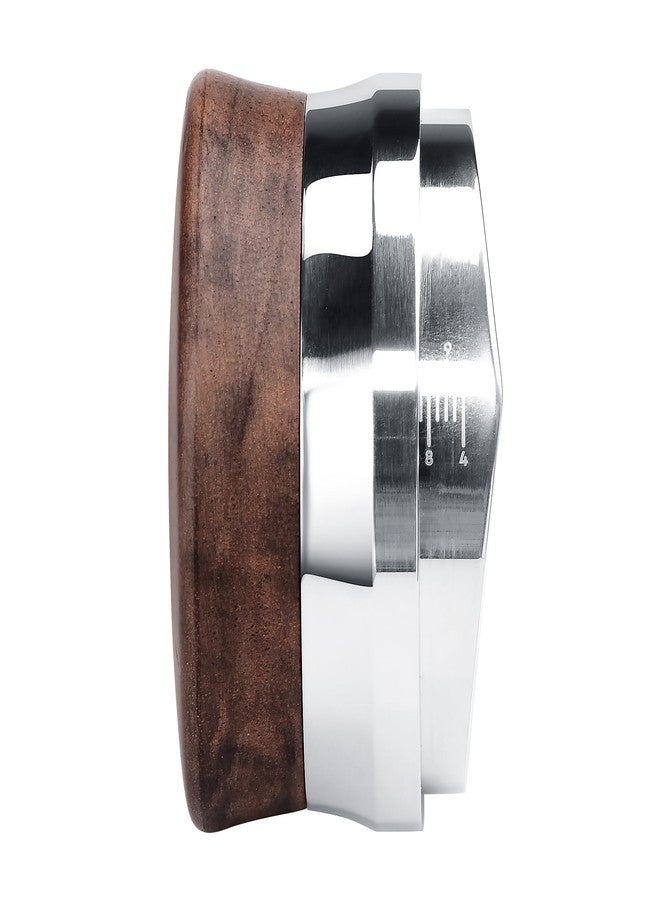 Normcore 58.5mm Coffee Distributor Tool, Heavy Duty Coffee Levelling Tool With Genuine American Walnut Wood, Adjustable Depth Coffee Leveler Fits All 58mm Espresso Portafilter, Black - Image 2