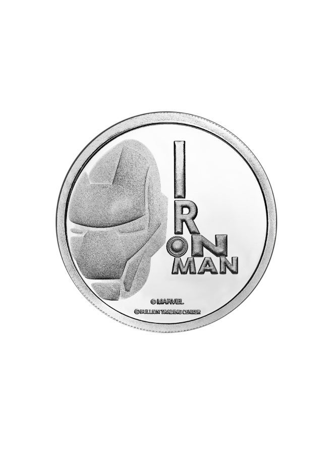BTC Marvel 50 Grams Iron Man Silver Coin BTC 999.0 Silver - Image 1
