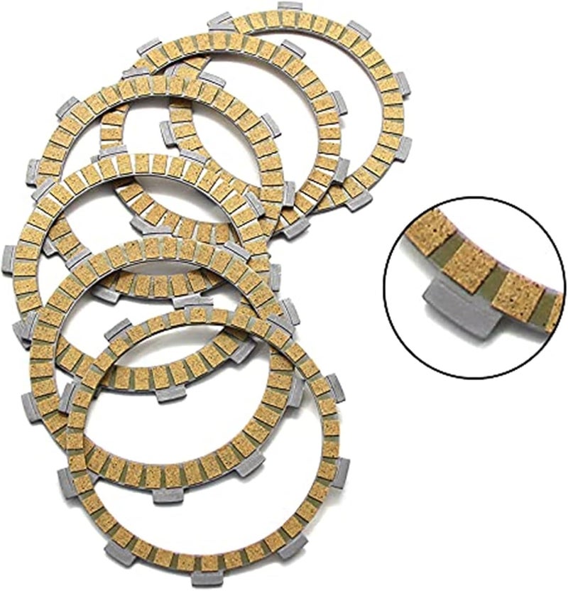 DEMULAX Motorcycle Clutch Friction Disc Plate Kit - Image 4