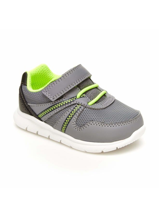 Simple Joys by Carter's Baby Boys Nicky Athletic Sneaker, Grey, 6 Infant - Image 1
