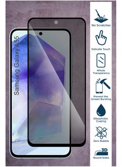Generic Samsung Galaxy A55 -  Privacy Screen Protector Tempered Glass, Anti-Spy, Fingerprint unlocking, Full coverage, Accessories, Case Friendly, Easy Installation  - Image 4