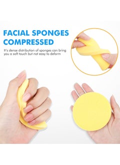 MS.Dear 50-Piece Cellulose Cleaning Sponge Set Facial cleaning Sponge Compression Make Up Removal  - Image 3