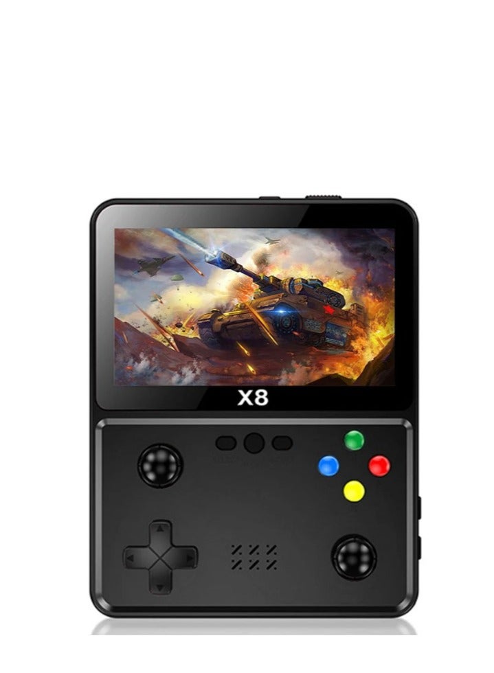 X8 Game Console, 4 Inch IPS Screen Handheld Game Player Dual Joystick 10 Simulators Game, Retro Video Game Console for Kids - Image 1