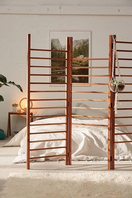 Freestanding Wooden Towel Rack Multiple Tier Sheesham Wood Towel Holder for Bathroom Industrial Towel Bar StandLadder with Storage Shelf for Bathroom Bedroom Laundry Room Kitchen B94  - Image 2