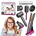 PIXATA Girls Hair Salon Toys for Girls Beauty Salon Deluxe Styling Set Kids Hair Dryer Toy Straightener Hairdryer with Real Function Interactive Lights Sounds Fashion Play Set for Children Age 3 - Image 3