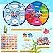 Plunack Alphabet Fishing Game Wooden ABC Letter Puzzle for Toddlers 35 Years Old Fine Motor Skills Toy Birthday Gift for Kids - Image 4