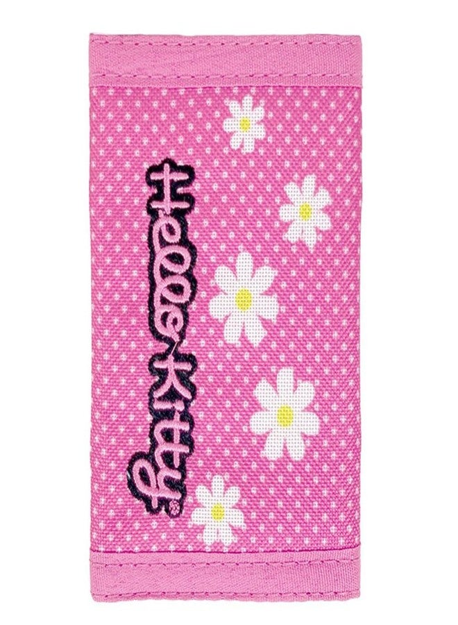 Hello Kitty Embroidered Polka Dot Floral Trifold Wallet - Image 2