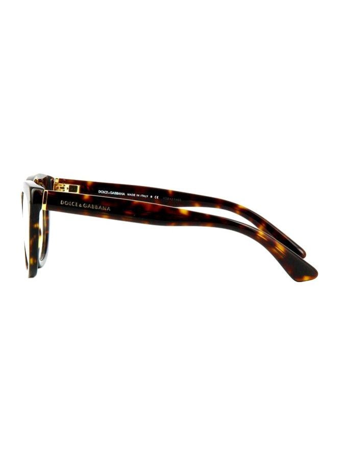 Dolce & Gabbana Women Cat Eye Eyeglass Frame - Lens Size: 53 mm - Image 3