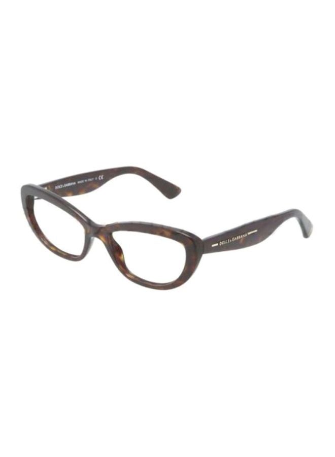 Dolce & Gabbana Women Cat Eye Eyeglass Frame - Lens Size: 53 mm - Image 2