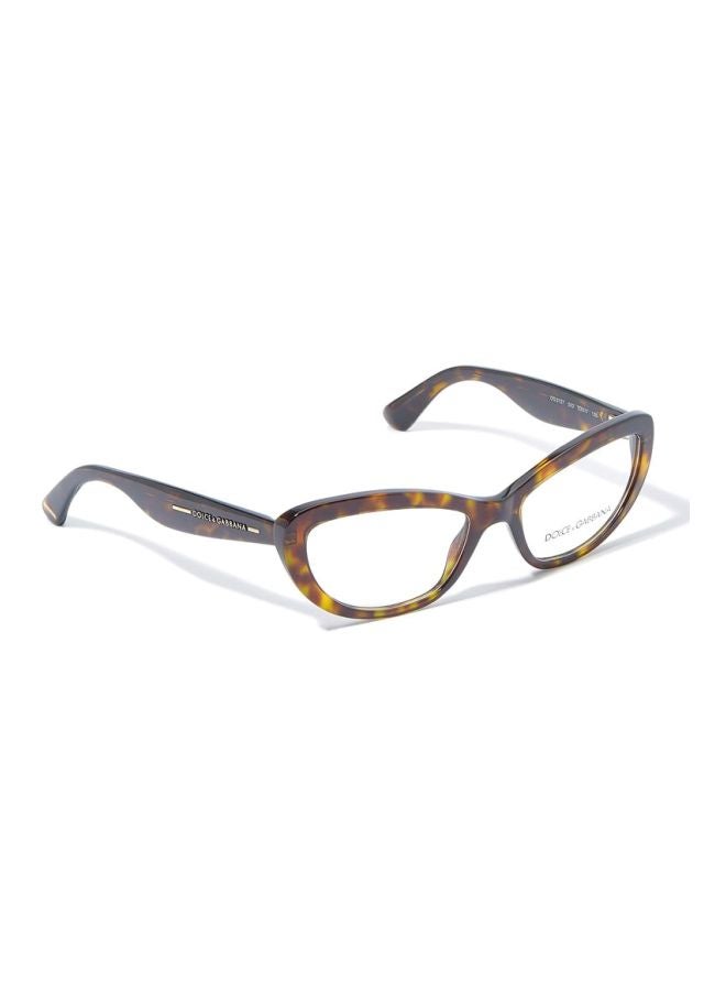 Dolce & Gabbana Women Cat Eye Eyeglass Frame - Lens Size: 53 mm - Image 4