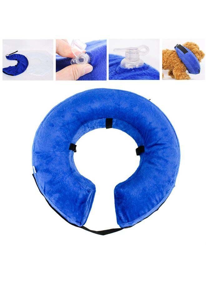 NIBEMINENT Inflatable Medical Recovery Pet Collar Blue 27x27x14cm - Image 3