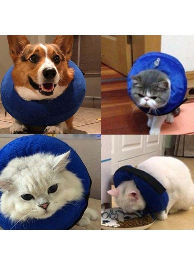 NIBEMINENT Inflatable Medical Recovery Pet Collar Blue 27x27x14cm - Image 2