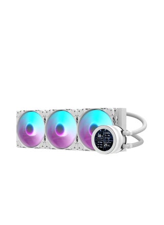 Darkflash DN360S-360mm AIO Liquid CPU Cooler, Customizable 2.1 inch LCD Display, 120mm*3 ARGB PWM Fans, Supports latest LGA 1700,1200,115X, AM5/AM4/AM3 Sockets, Low Noise Liquid Cooler- White - pzsku/Z5CAABD4A844007274607Z/45/_/1727860097/909f11da-8403-4e86-8a7a-f56f866f6d45