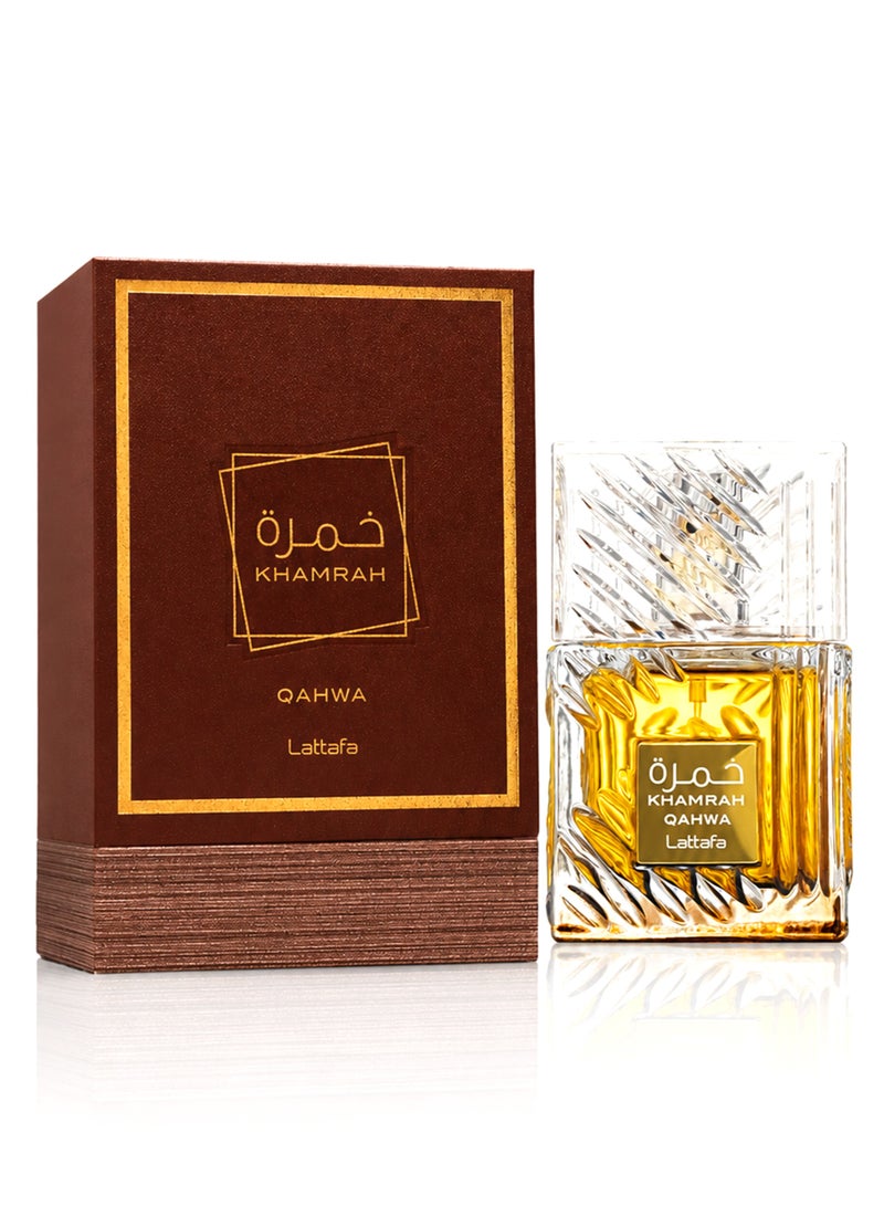 Lattafa Khamrah Qahwa Eau De Perfume 100ml | Luxury Unisex Perfume for Men & Women with Coffee, Vanilla, Amber & Cinnamon Fragrance | Long Lasting Perfume for Men & Women - Image 4
