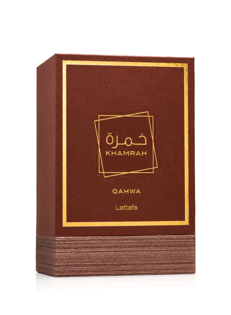 Lattafa Khamrah Qahwa Eau De Perfume 100ml | Luxury Unisex Perfume for Men & Women with Coffee, Vanilla, Amber & Cinnamon Fragrance | Long Lasting Perfume for Men & Women - Image 3