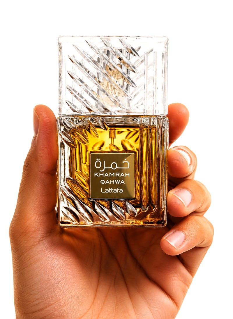 Lattafa Khamrah Qahwa Eau De Perfume 100ml | Luxury Unisex Perfume for Men & Women with Coffee, Vanilla, Amber & Cinnamon Fragrance | Long Lasting Perfume for Men & Women - Image 5
