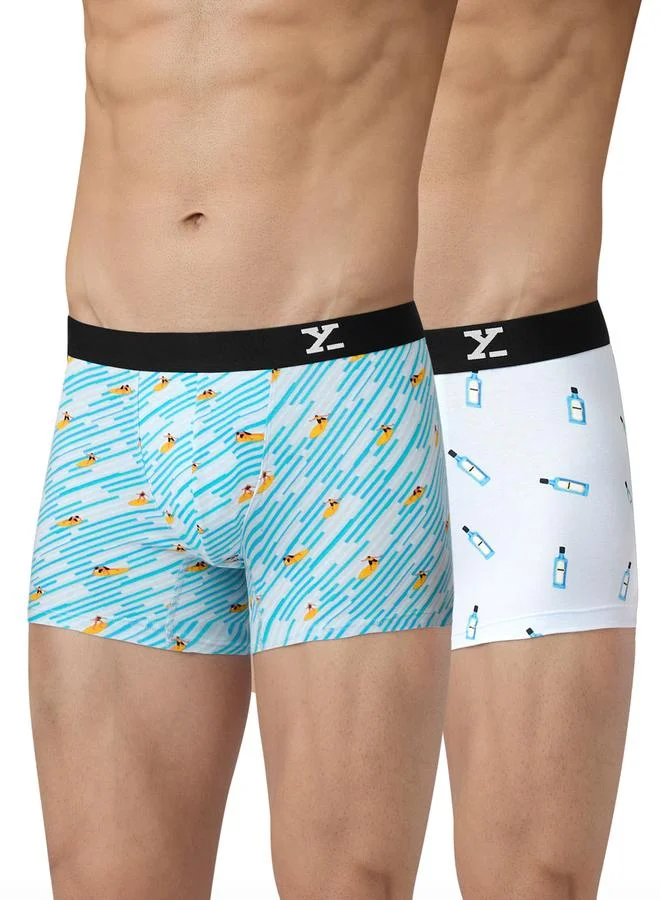 اكس واي اكس اكس حزمة من 2 - سراويل داخلية قطنية مطبوعة