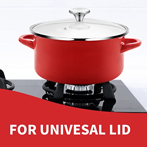 Hotop 4 Sets Dutch Oven Knob Stainless Steel Replacement Knob Pot Lid Handle Compatible with Le Creuset, Aldi, Lodge and Other Enameled Cast-Iron Dutch Oven (Silver) - Image 4