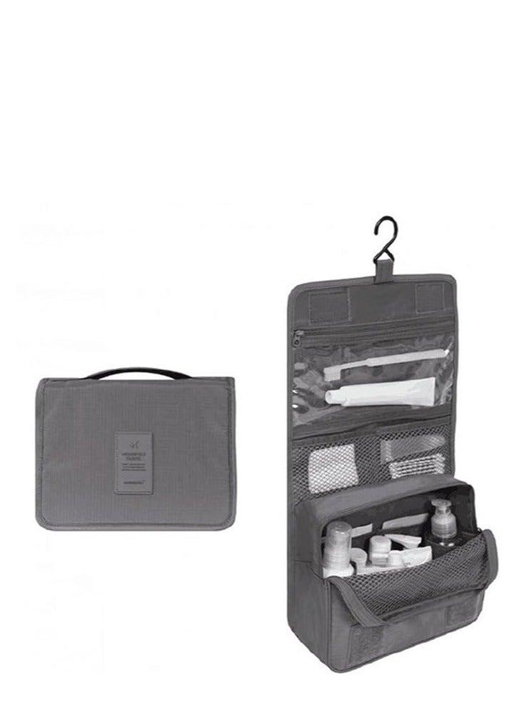 HOUSE AGAIN Hanging Travel Toiletry Bag Cosmetic Bag Portable Makeup Pouch Hanging Makeup Organizer Case for Women and Girls - Image 1