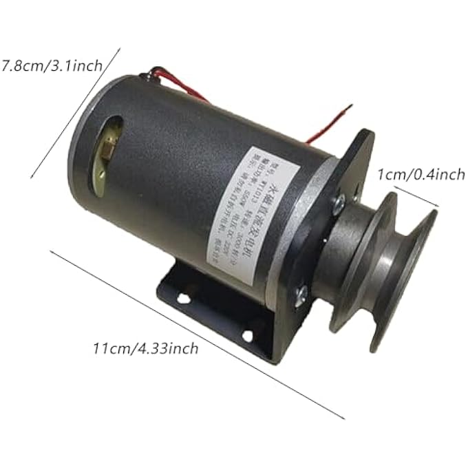 OLONETO 550W DC Permanent Magnet Generator 48V 60V 72V With Boost Charging Module Voltage Regulator For Wind Turbine Battery And Vehicle Charging Tape Pulley(60V) - Image 3
