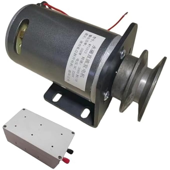 OLONETO 550W DC Permanent Magnet Generator 48V 60V 72V With Boost Charging Module Voltage Regulator For Wind Turbine Battery And Vehicle Charging Tape Pulley(60V) - Image 1