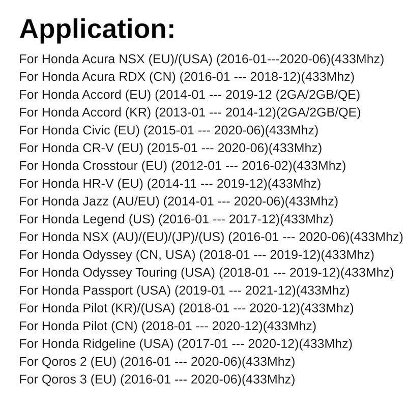 BuleVina 4Pcs TPMS Sensor for Honda Accord 2013-2018 - Tire Pressure Monitoring System - Image 3